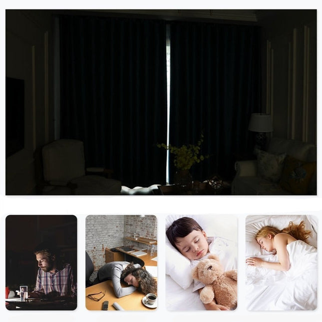 Thermo Verdunkelungsvorhang in Senfgelb