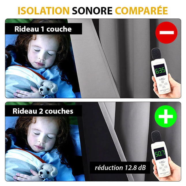 Isolierender Akustikvorhang in Beige schallabsorbierend