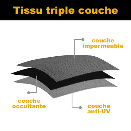 Wasserdichter Outdoor Vorhang mit Schlaufen