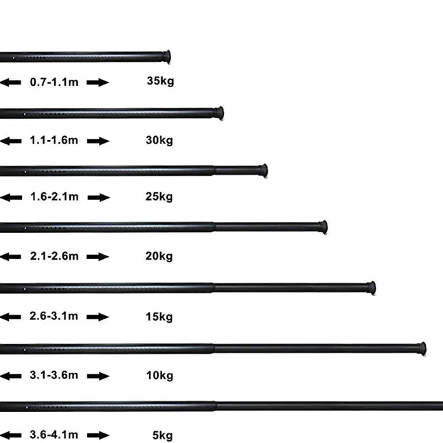 Teleskop Gardinenstange zum Klemmen
