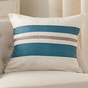 Gestreifter Ösenvorhang für Wohnzimmer