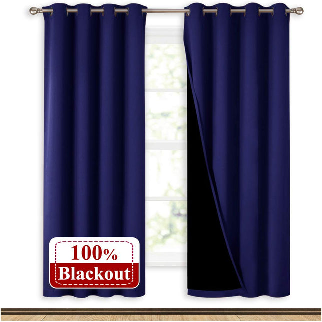 Violetter Verdunkelungsvorhang 100% lichtdicht