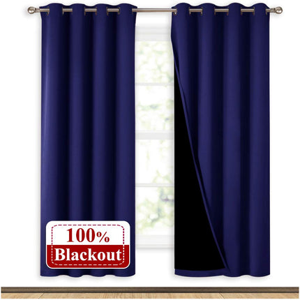 Violetter Verdunkelungsvorhang 100% lichtdicht