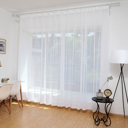Einfache transparente Voile Gardine