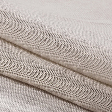 Terrassenvorhang in Leinenoptik mit Schlaufen