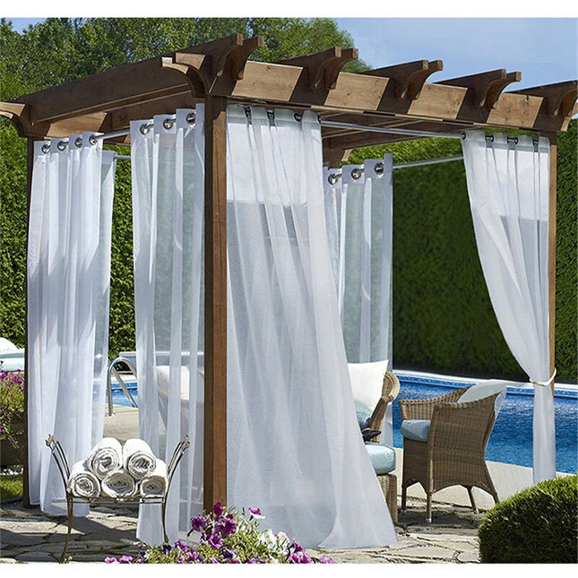 Leichter Outdoor-Voile Vorhang für Sommer