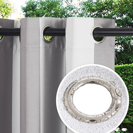 Gestreifter Outdoor Vorhang für Balkon