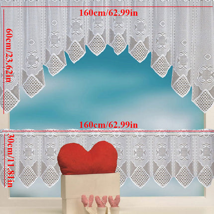 Kurzgardine Spitze für Küchenfenster