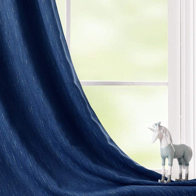 Blickdichter Vorhang in eleganter Leinenoptik