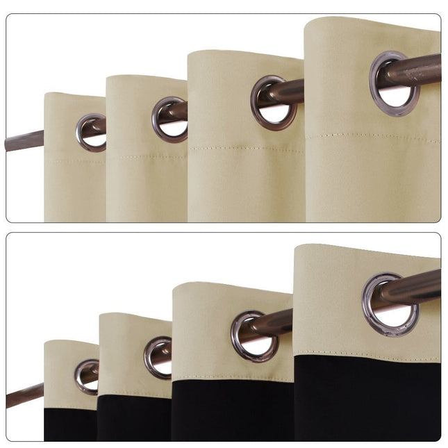 Blickdichter Verdunkelungsvorhang Finma mit Ösen