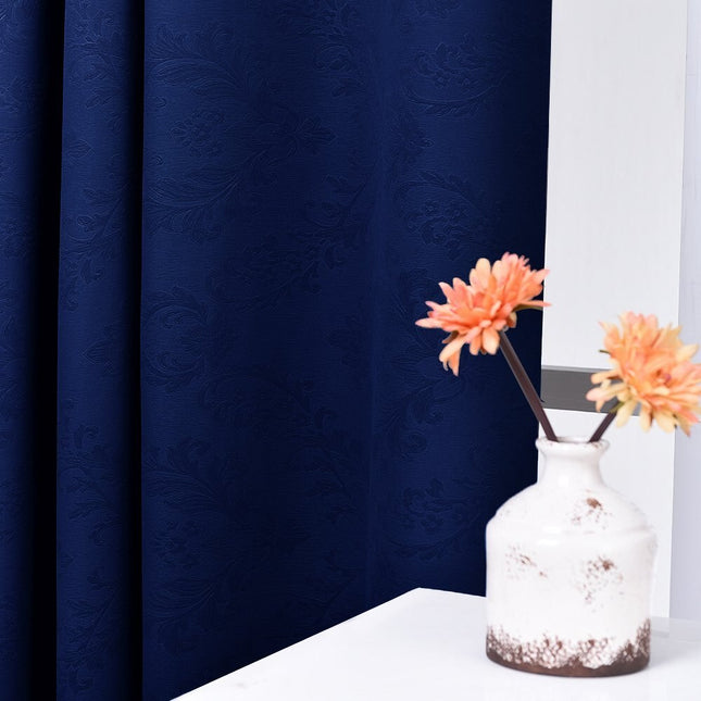 Verdunkelungsvorhang mit elegantem Jacquard-Muster