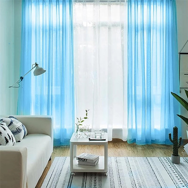 Leichter transparenter Voile Vorhang
