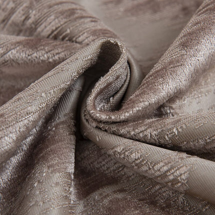 Taupe Verdunkelungsvorhang Rila mit Struktur