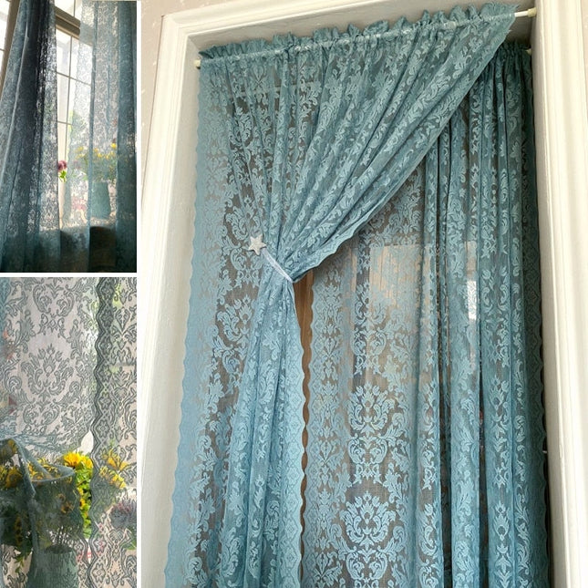 Spitzengardine mit orientalischem Barock-Muster