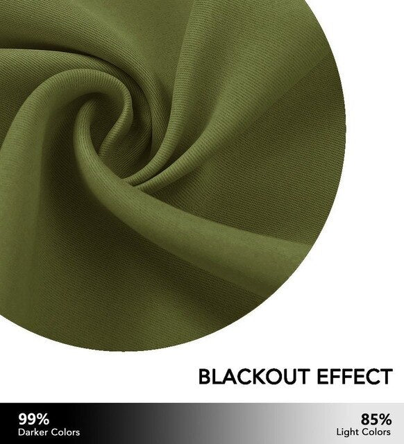 Weißer Thermo Verdunkelungsvorhang mit Ösen