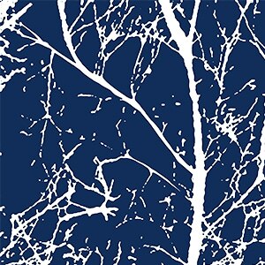 Outdoor-Vorhang Laira mit Zweig-Muster