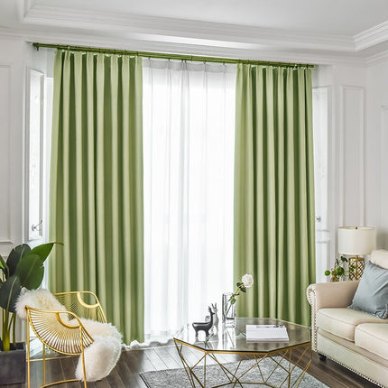 Verdunkelungsvorhang Grün für Schlafzimmer