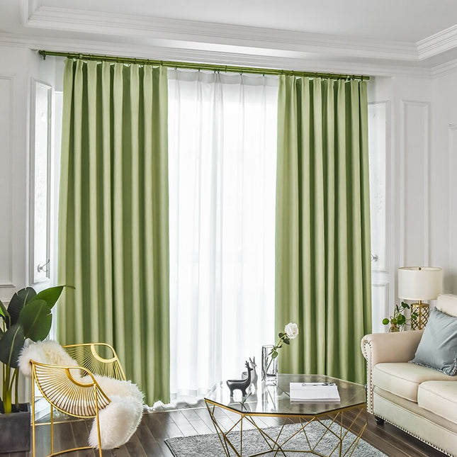 Verdunkelungsvorhang Grün für Schlafzimmer