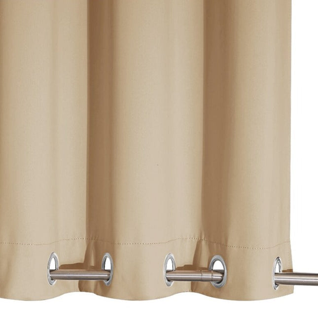 Wetterfester Balkonvorhang mit Ösen