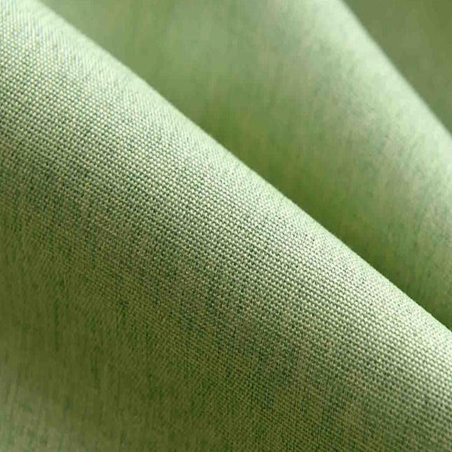 Verdunkelungsvorhang Grün mit leichter Struktur