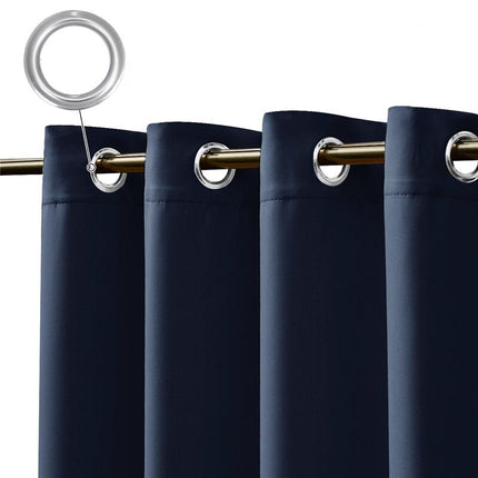 Outdoor Vorhang in Dunkelblau wetterfest