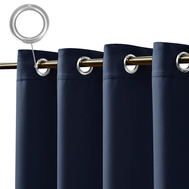 Outdoor Vorhang in Dunkelblau wetterfest