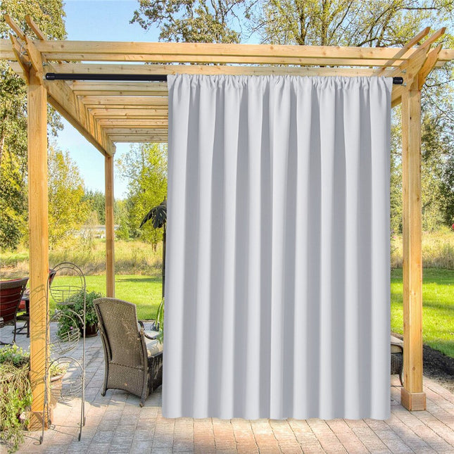 Outdoor-Vorhang Odaki Weiß wasserabweisend