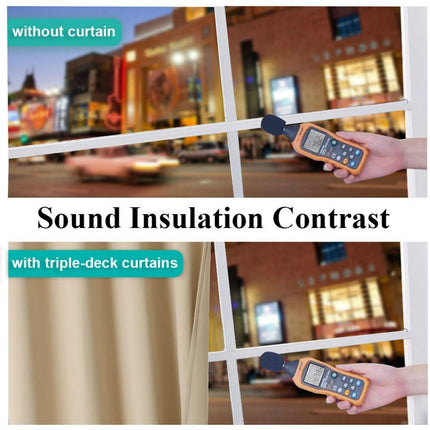 Isolierender Thermo Verdunkelungsvorhang für Fenster