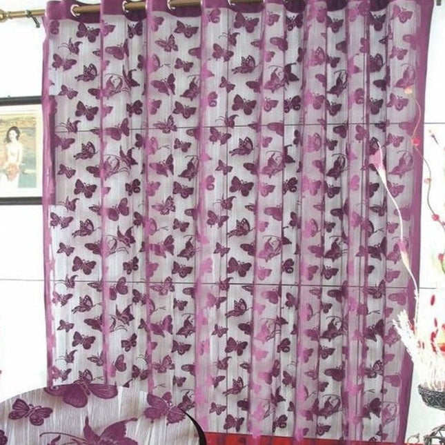 Voile Vorhang mit Schmetterling-Muster
