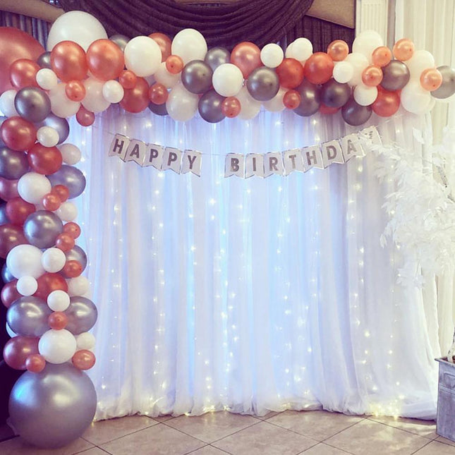 Dekorativer Voile-Schal für Hochzeitsbogen