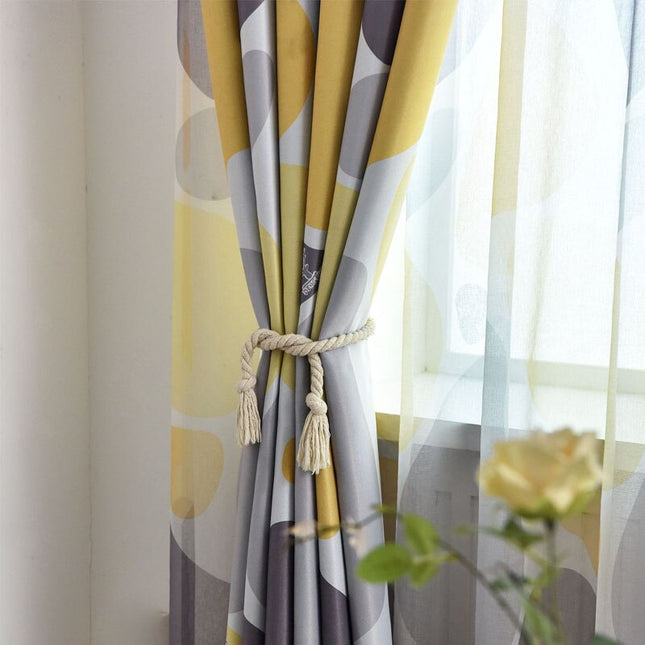 Verdunkelungsvorhang Ermita mit abstraktem Muster