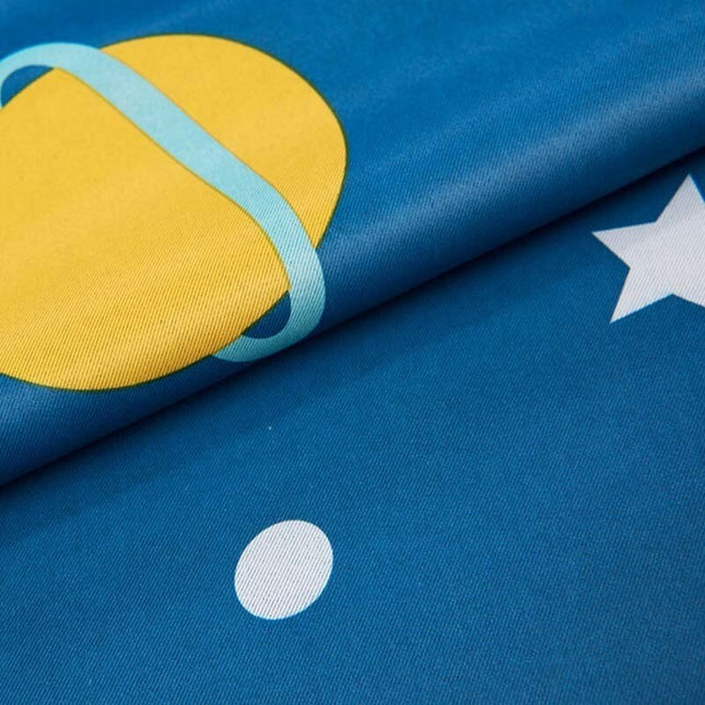 Verdunkelungsvorhang für Kinderzimmer mit Weltraum-Motiv