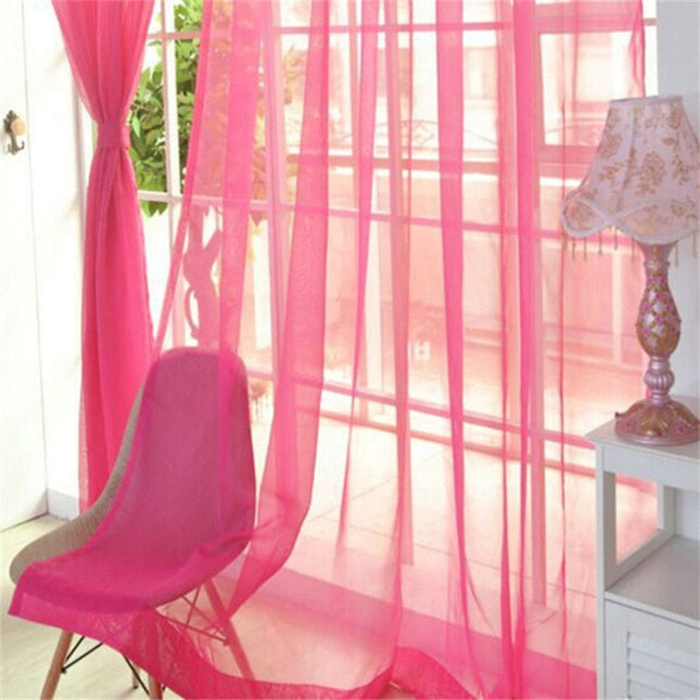 Leichter transparenter Voile Vorhang