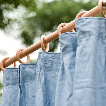 Gardinenstange aus Holz Natur