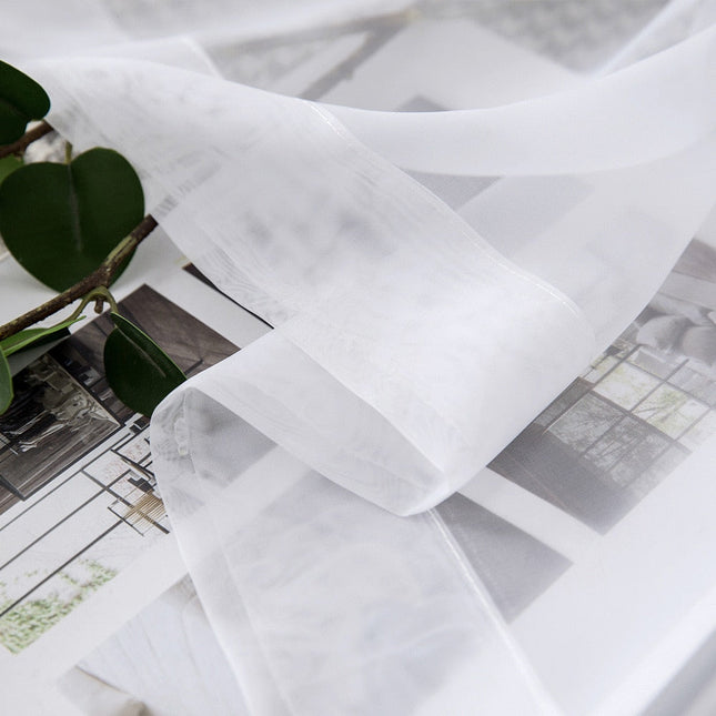 Transparenter Voile Vorhang mit Ösen