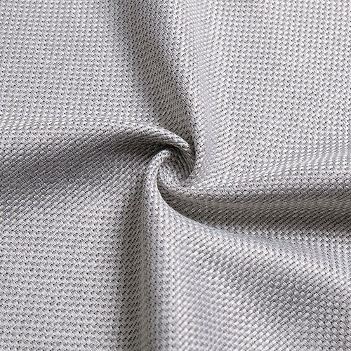 Strukturierter Vorhang in Grau