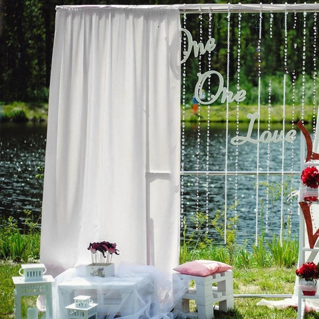 Dekorativer Voile-Schal für Hochzeitsbogen