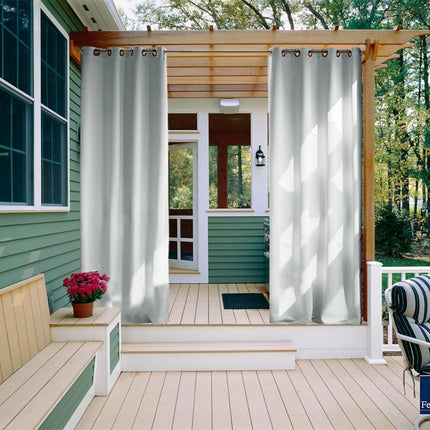 Wetterfester Outdoor-Vorhang Alaya mit Ösen