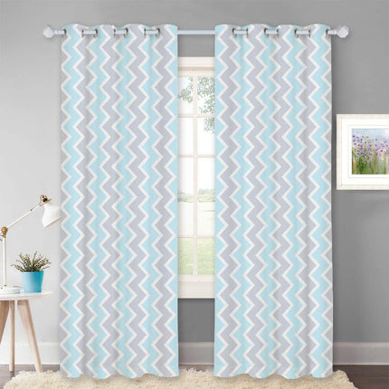 Kinderzimmer Vorhang Elsina mit Chevron-Muster