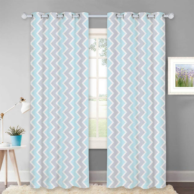 Kinderzimmer Vorhang Elsina mit Chevron-Muster