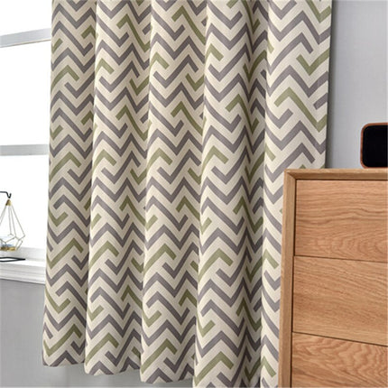 Vorhang Paiva mit modernem Chevron-Muster