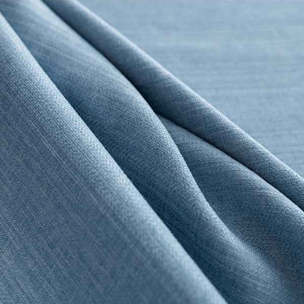 Strukturierter Verdunkelungsvorhang in Blau