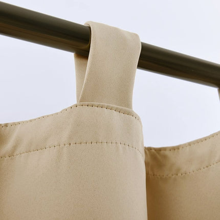 Blickdichter Verdunkelungsvorhang mit praktischen Schlaufen