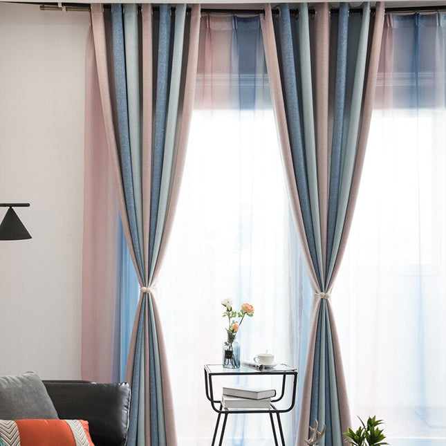 Moderner Vorhang mit sanftem Farbverlauf