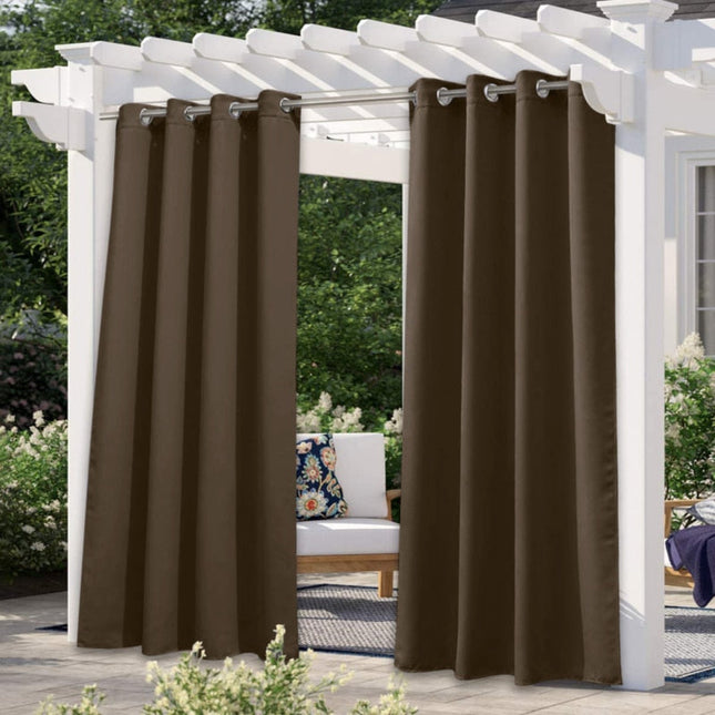 Wetterfester Außenvorhang für die Pergola