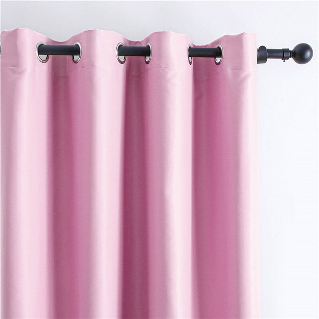 Moderner Verdunkelungsvorhang in Rosa mit Ösen