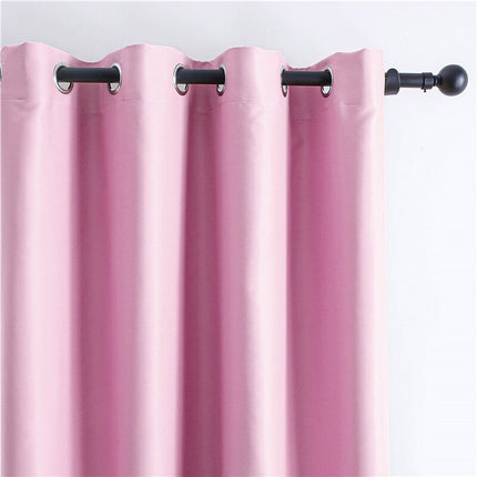 Moderner Verdunkelungsvorhang in Rosa mit Ösen