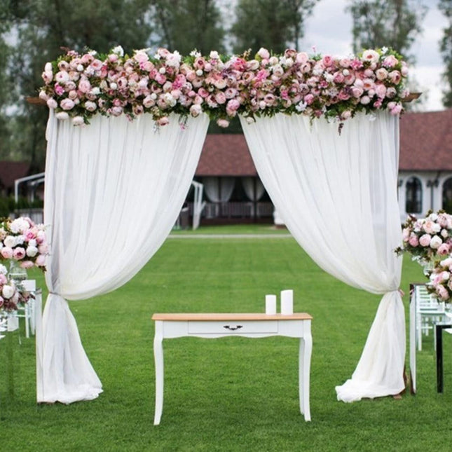 Dekorativer Voile-Schal für Hochzeitsbogen