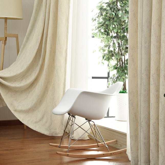 Strukturierter Vorhang in melierter Optik