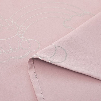 Rosa Kinderzimmer Vorhang Loima mit Einhörnern